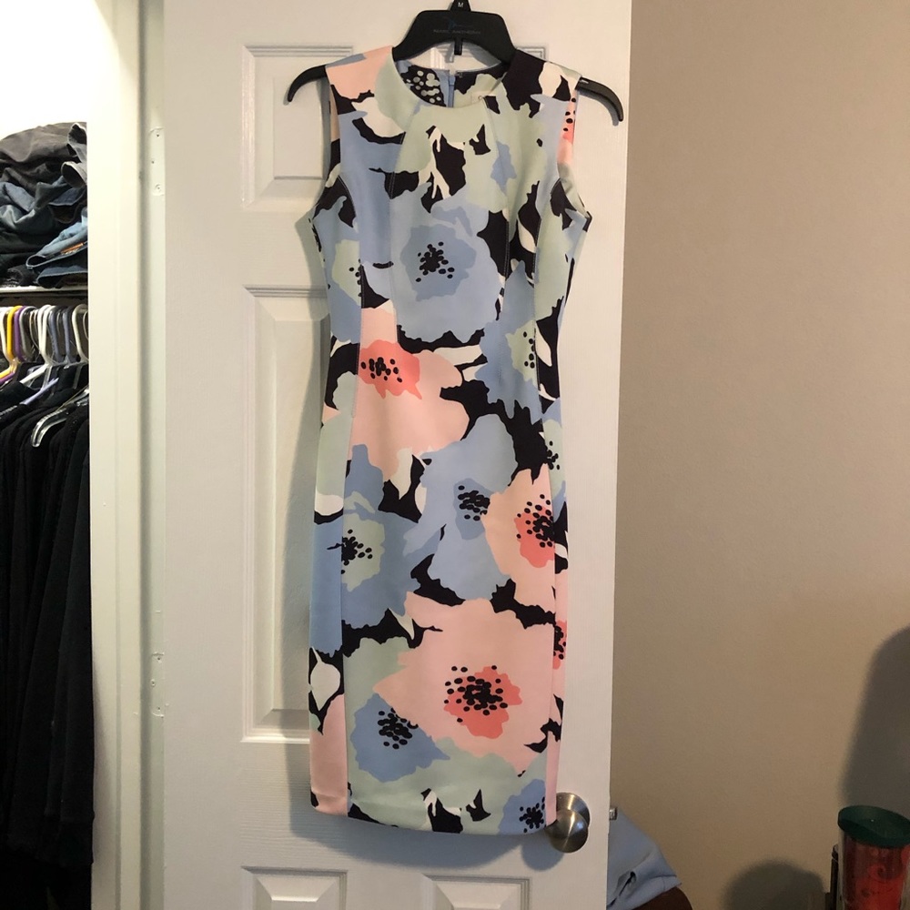 Calvin Klein Pastel Scuba Dress
